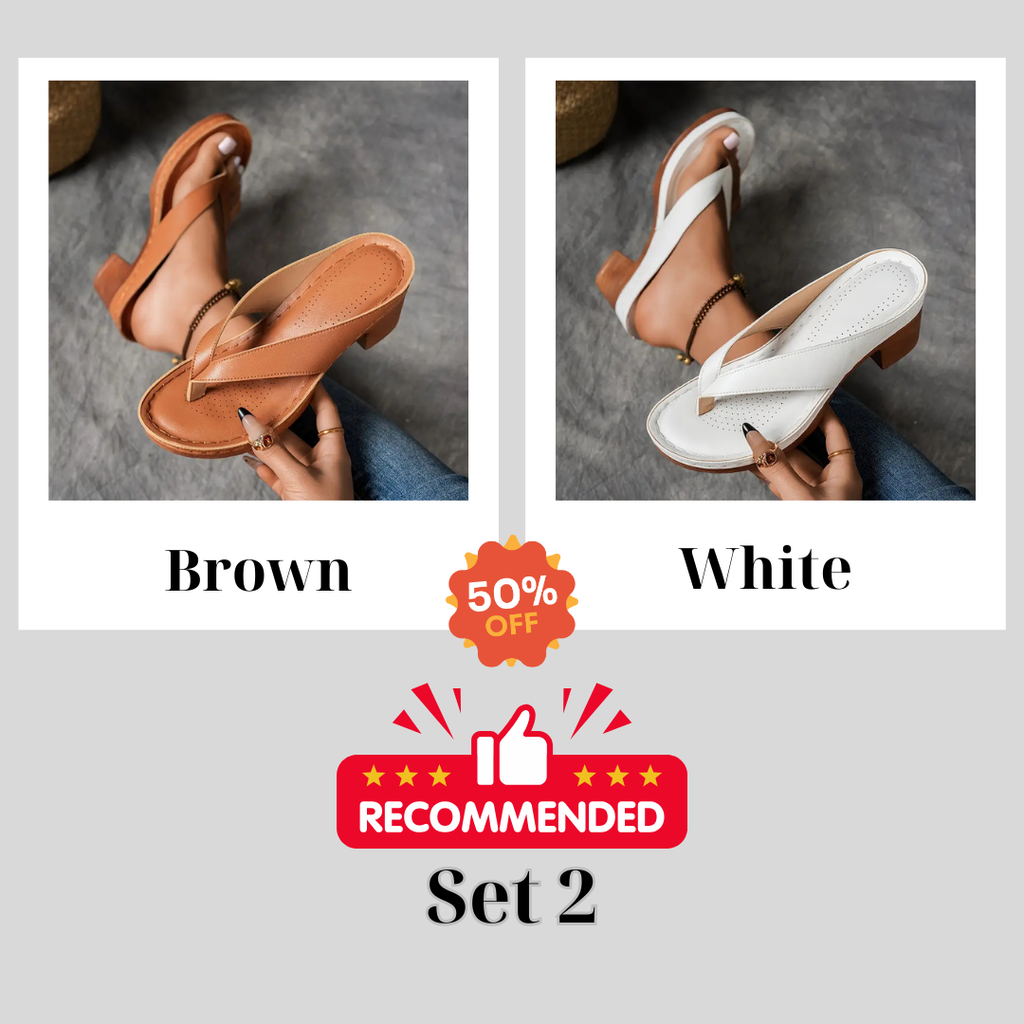 Best Seller-Last Day Sale 60% OFFWomen'S Solid Color Summer Chunky Heel Sandals ( Buy 2 Free Shipping ) - Image 9